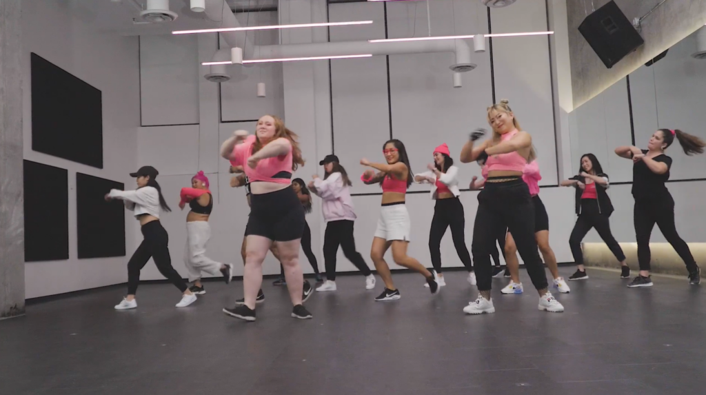 A still of dancers in Formation Studio from Making It, While Making a Difference