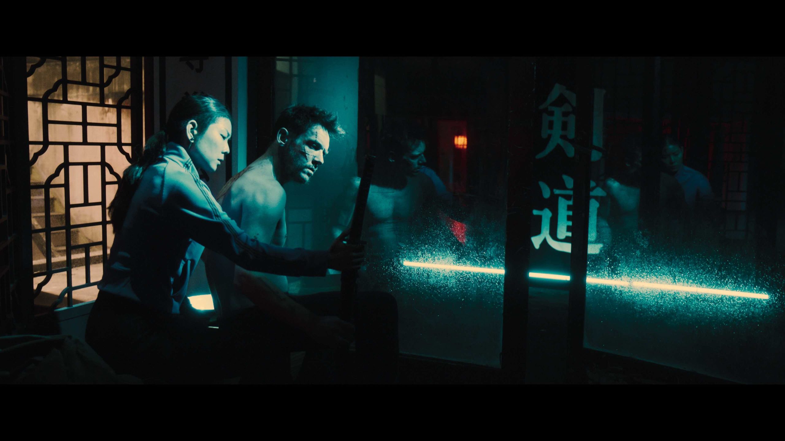 MASUMI and Jonathan Rhys Meyers in YAKUZA PRINCESS, a Magnet release. Photo courtesy of Magnet Releasing.