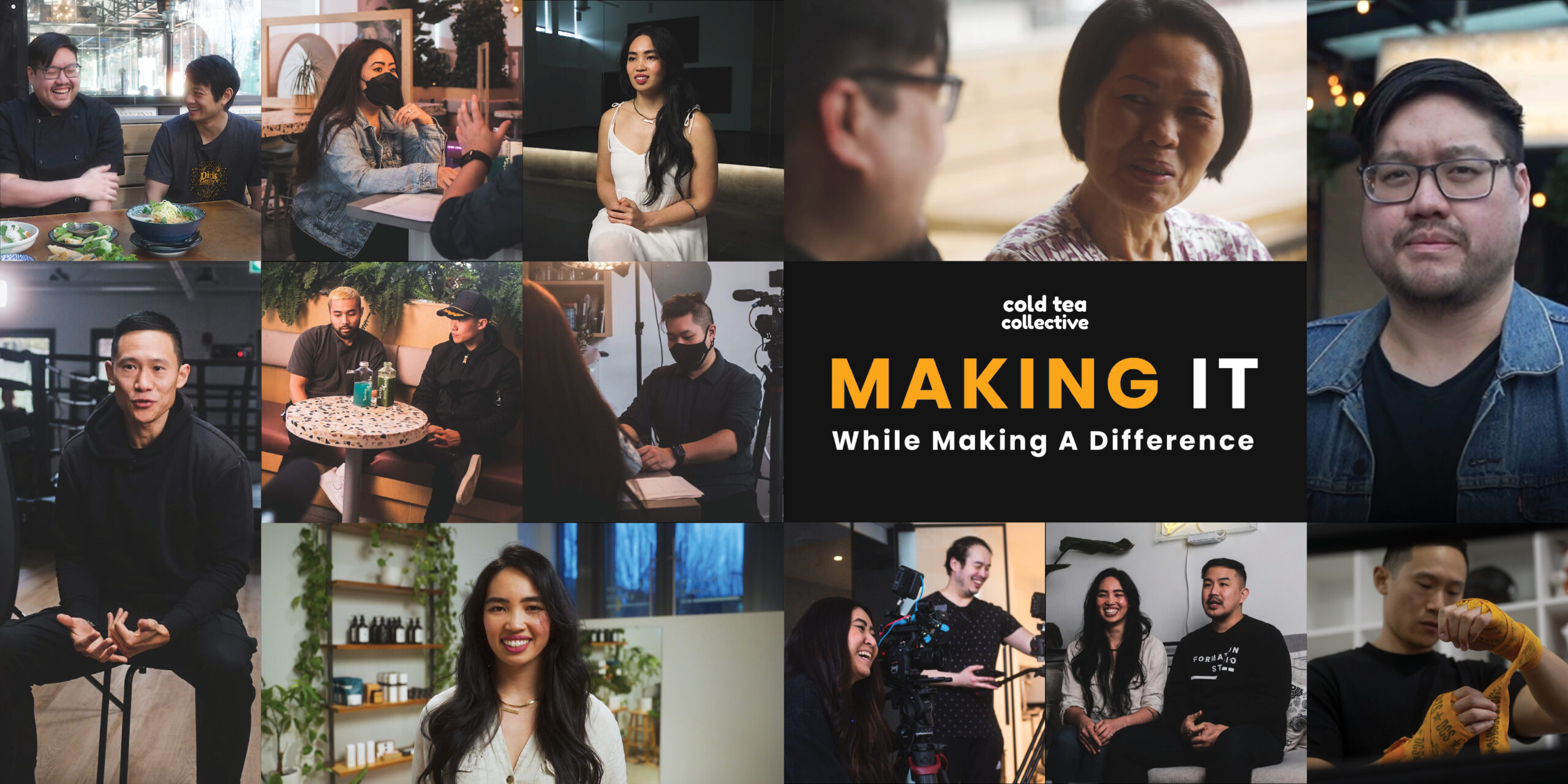 First Funders campaign x MAKING IT, While Making A Difference