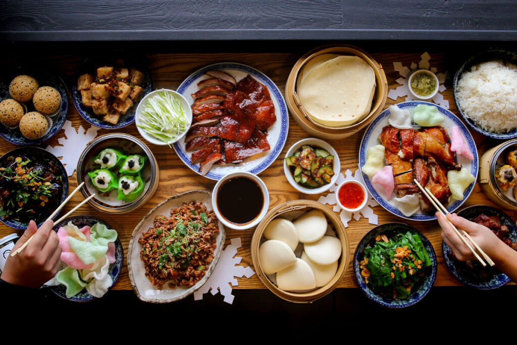 A myriad of Asian cuisine dishes on display - Illustrative image for article about cultural appropriation by the Breakfast Cure 