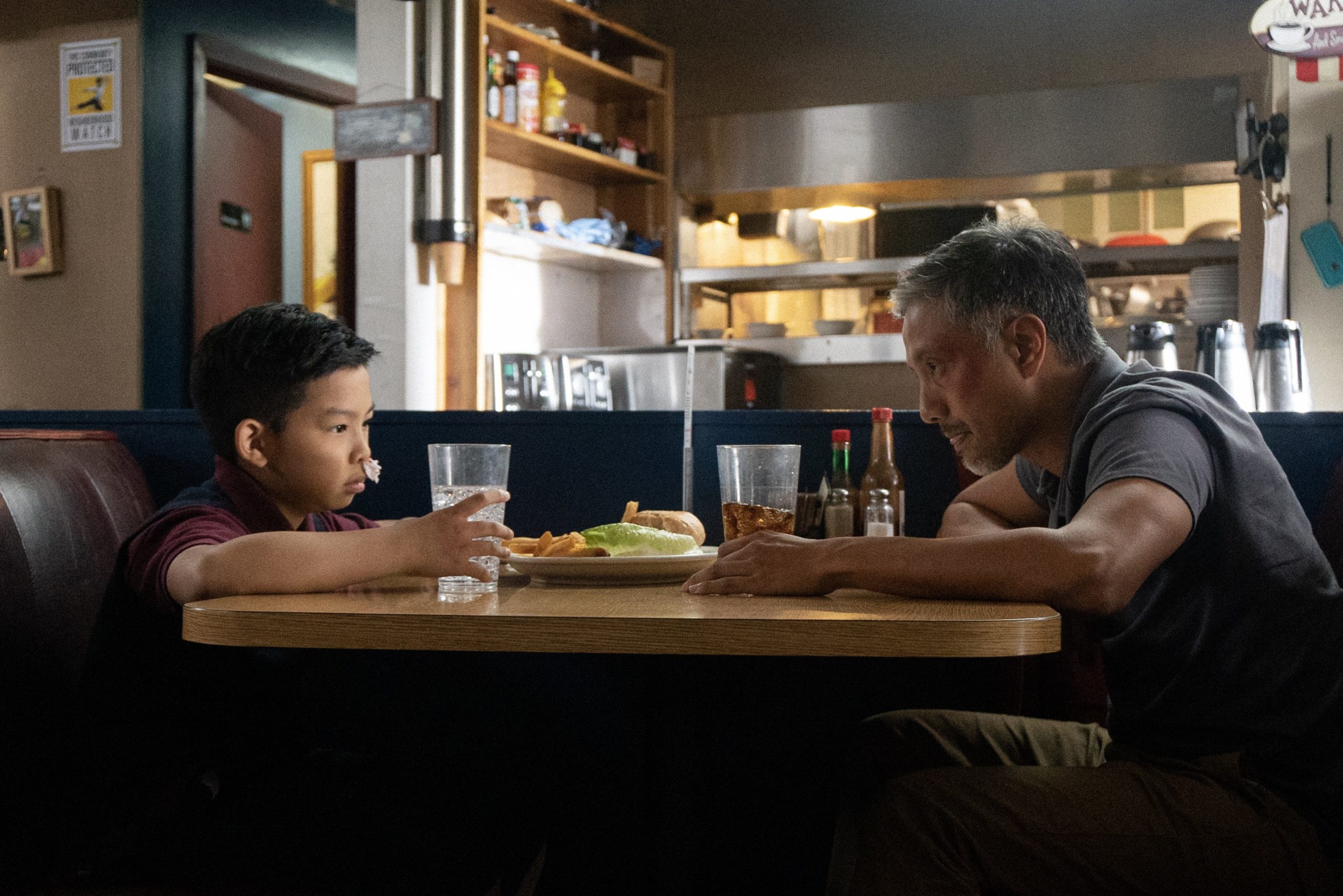 Joziah Lagonoy and Alain Uy in The Paper Tigers film