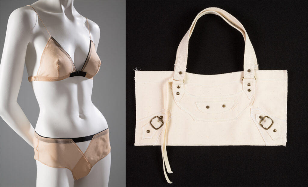 Jean Yu lingerie set, Mary Ping canvas bag - celebrating Asian Americans in Fashion
