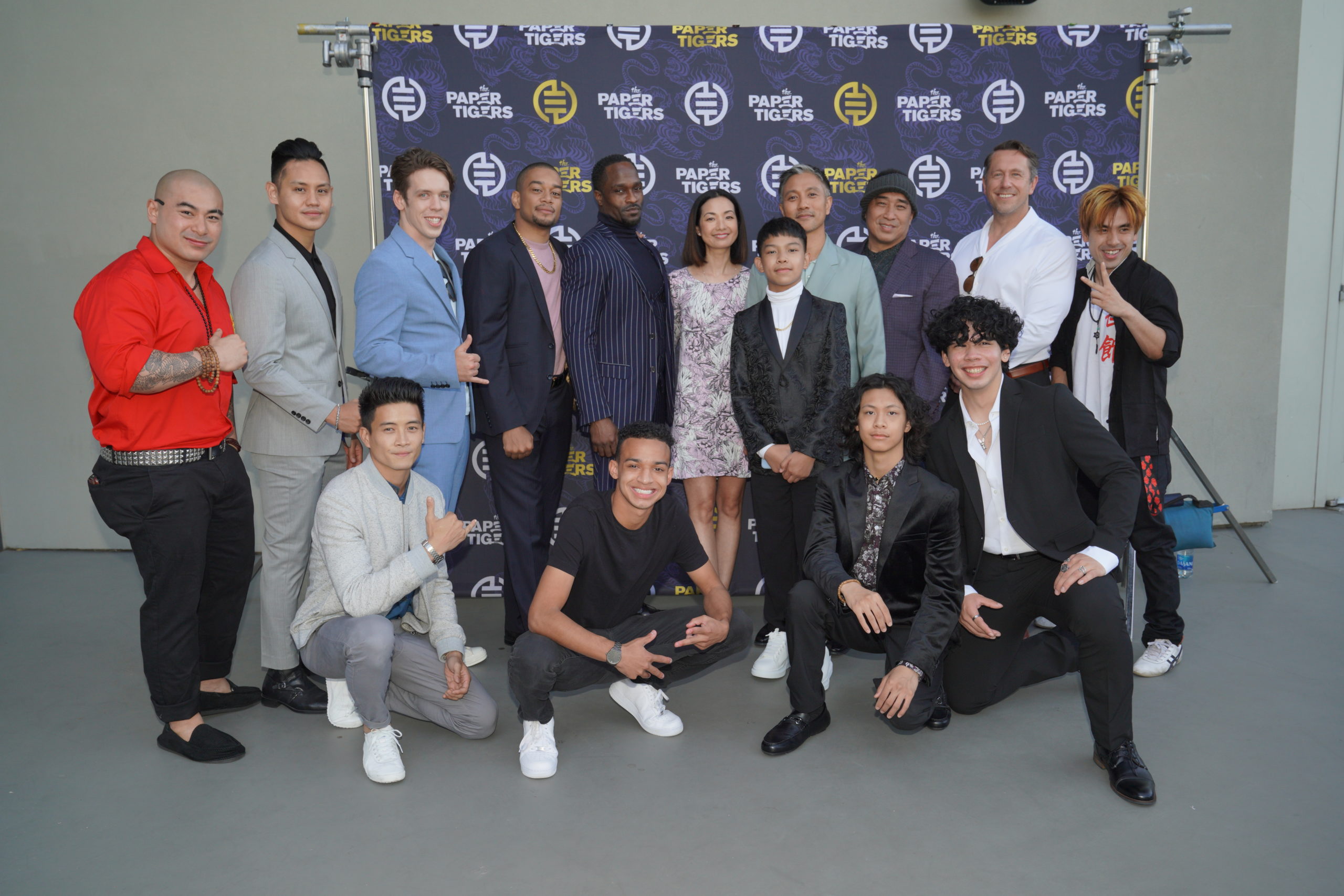 Cast of The Paper Tigers at Premiere