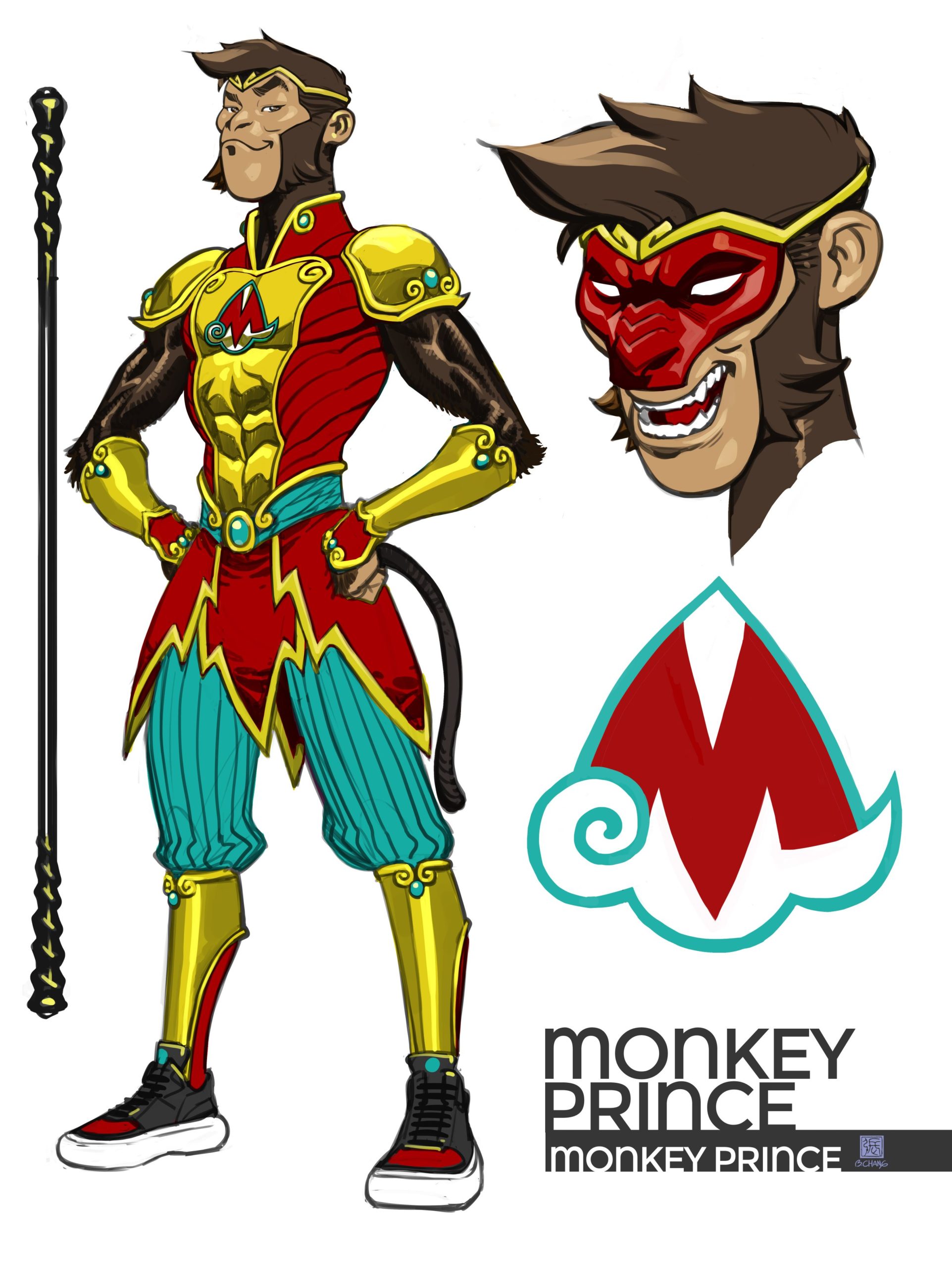Final version of The Monkey Prince from the DC Festival of Heroes: The Asian Superhero Celebration