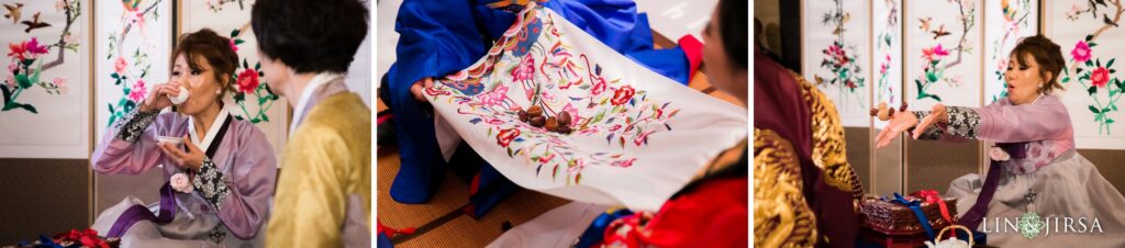 Paebaek, a Korean wedding tradition.