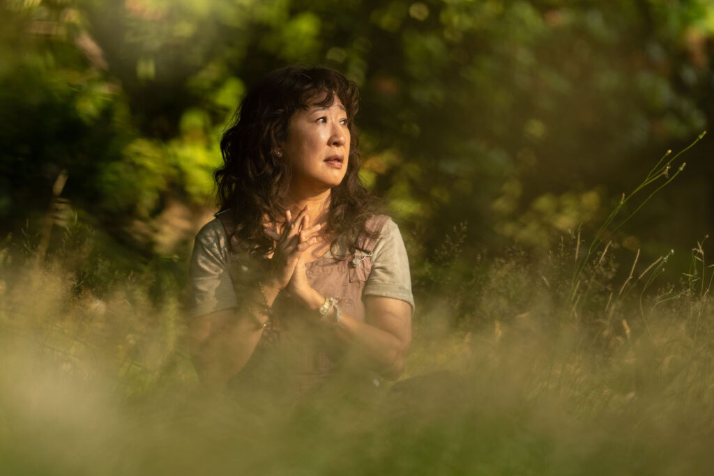 Sandra Oh as Ellie in “CAN I GET A WITNESS?” by Ann Marie Fleming. Photo by Ed Araquel, courtesy of CIGAW Productions