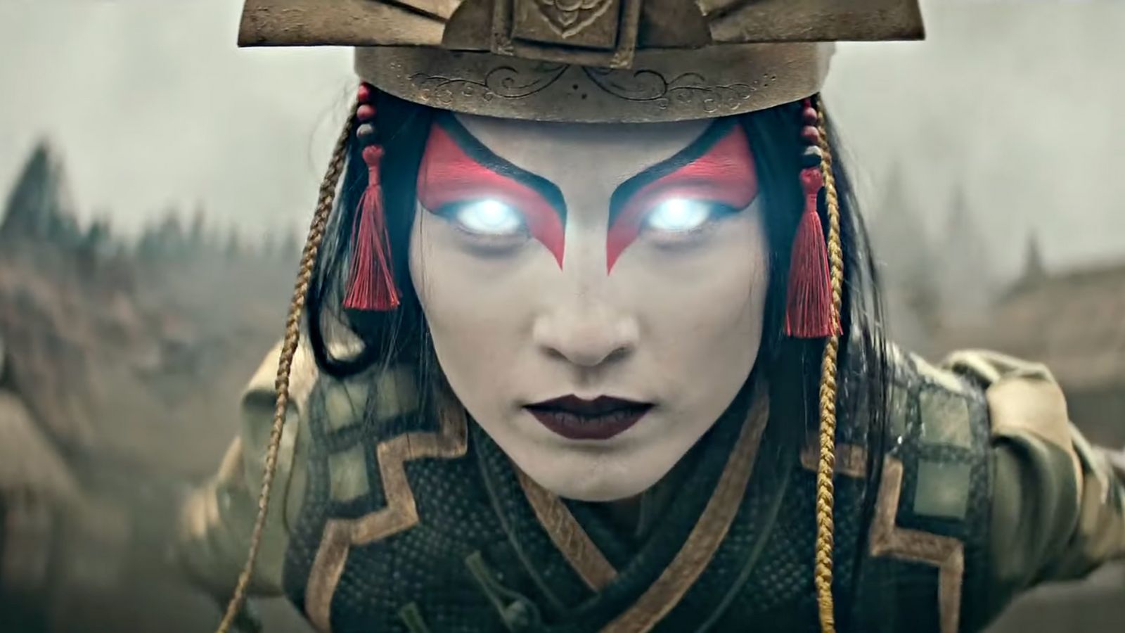 Yvonne Chapman embodies the iconic Avatar Kyoshi in Avatar: The Last Airbender
