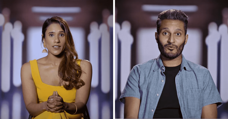 Stillshots of participants Deepti and Shake in individual interviews. 