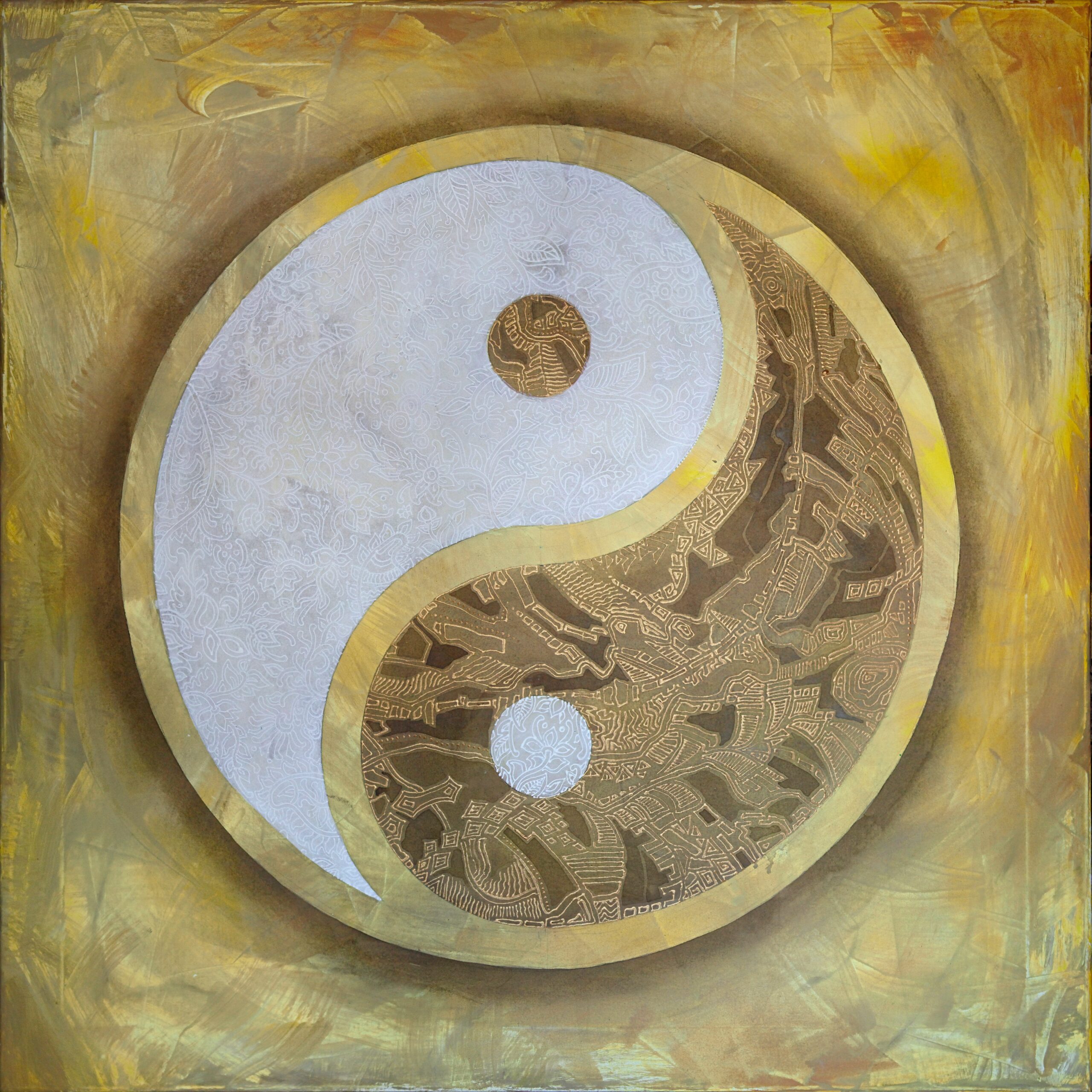 Yin and yang, elements of Taoist thought and feng shui.