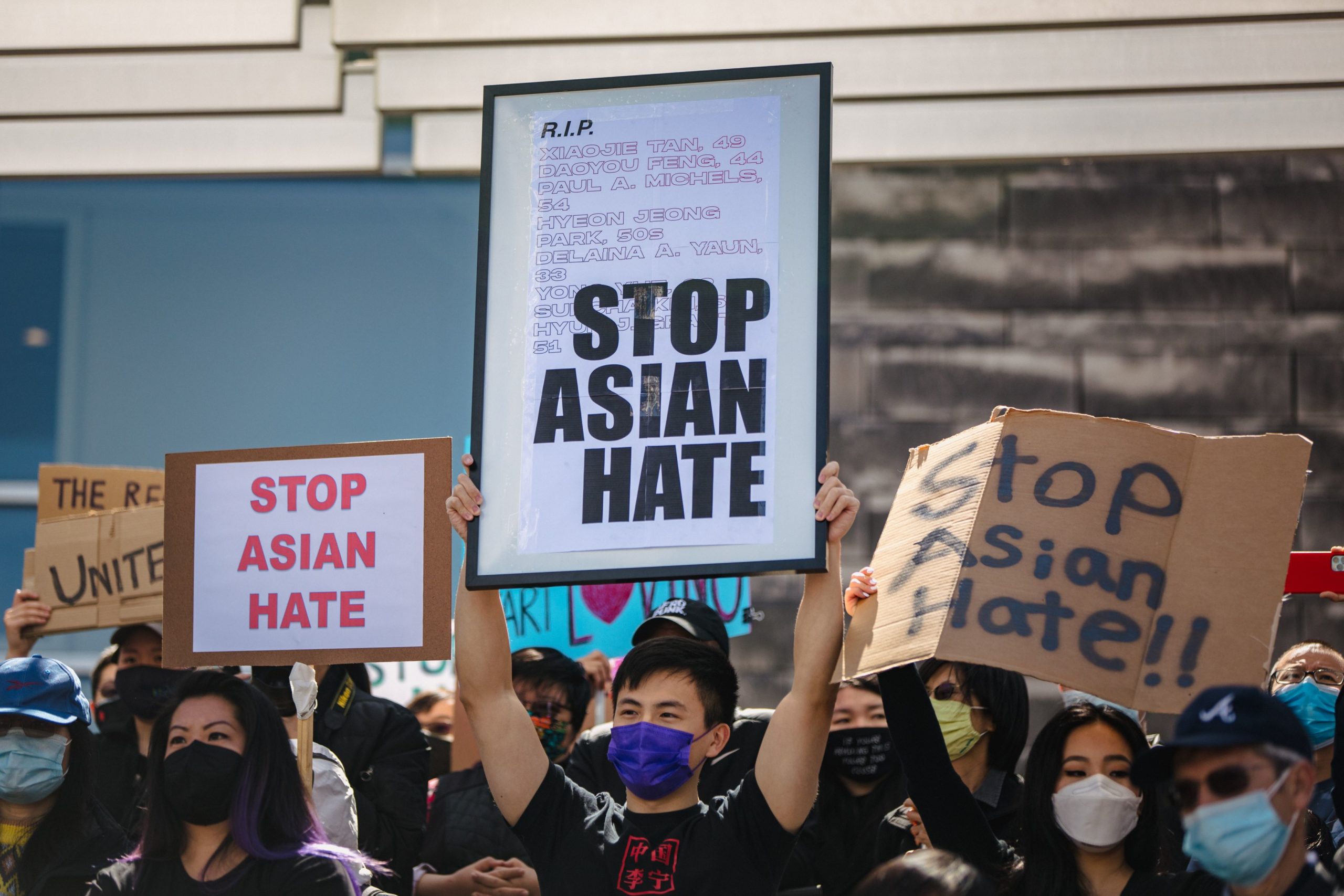 Protest against anti-Asian racism