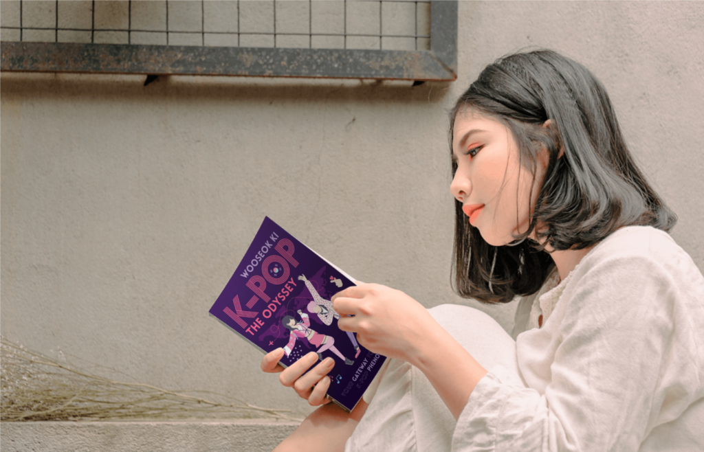 girl reading k-pop the odyssey