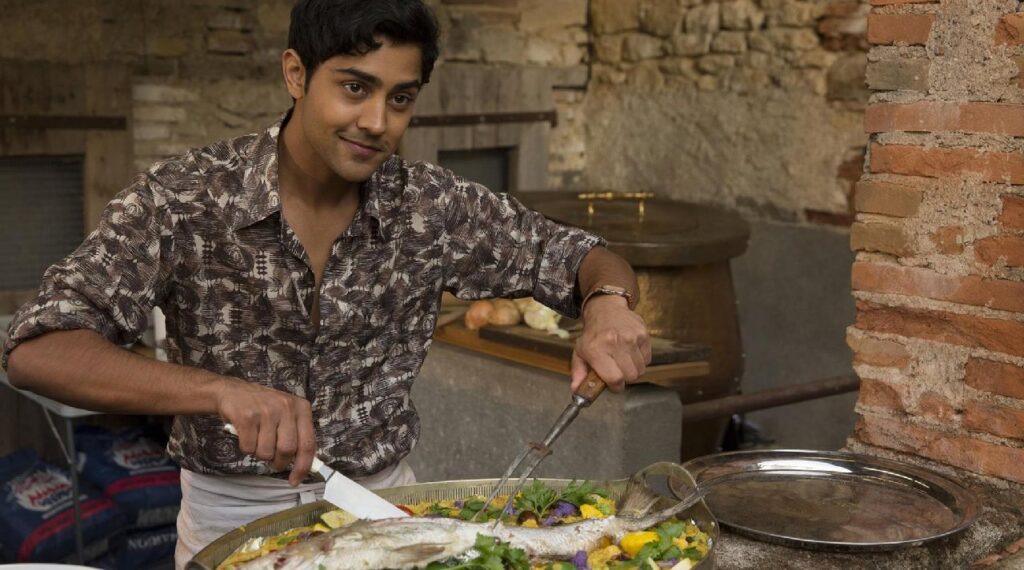Hassan cooking fish