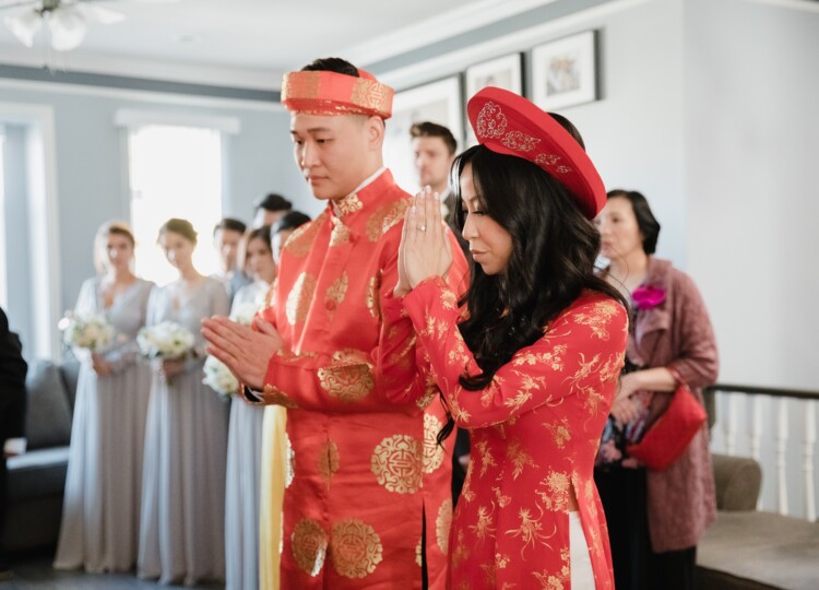 ao dai - Vietnamese wedding traditions